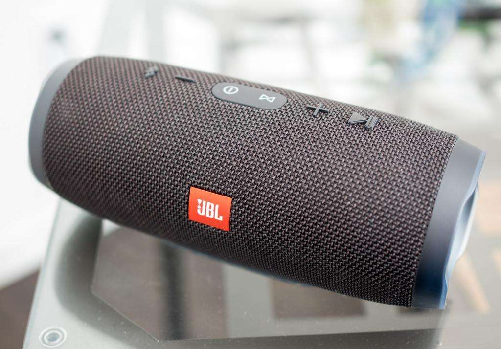 JBL portable speaker.