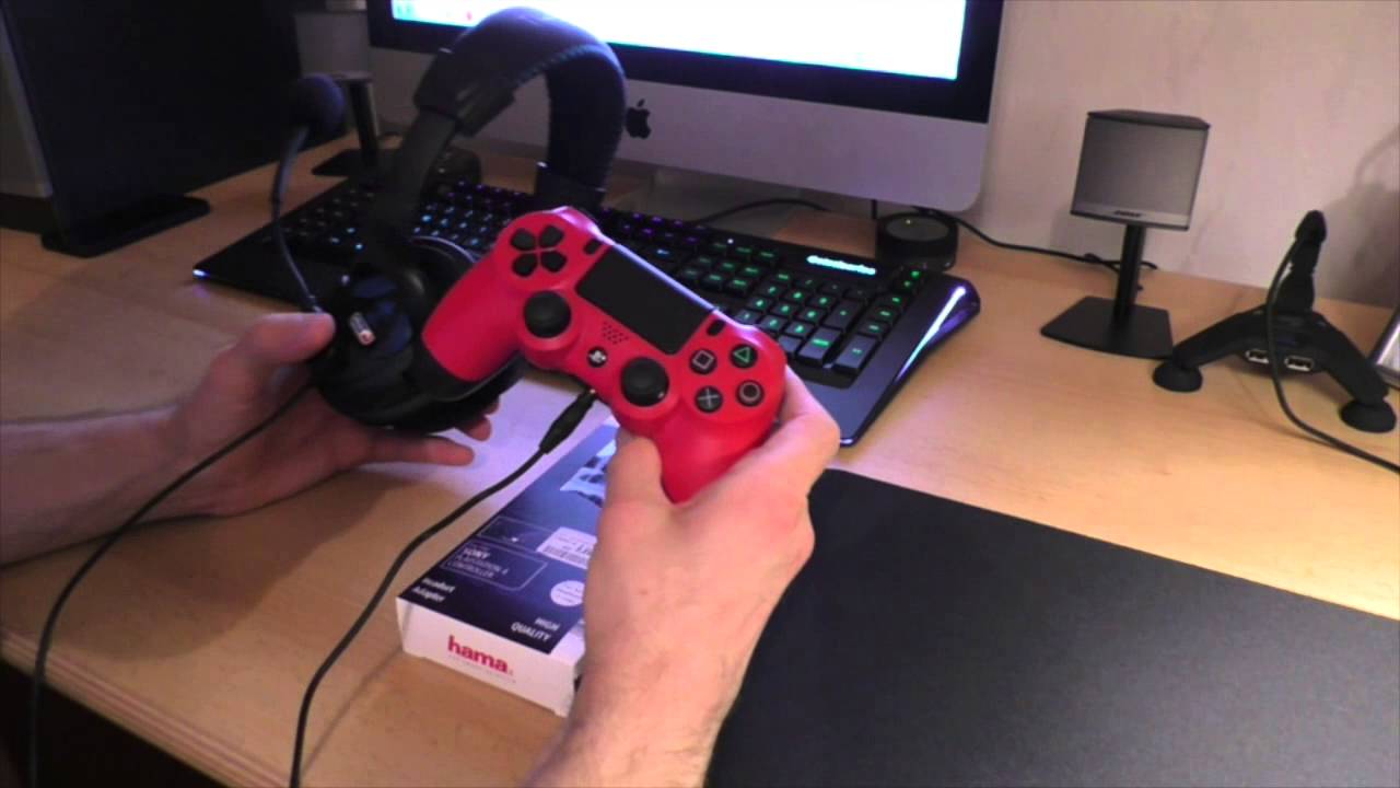 How to output sound to a ps4 joystick 