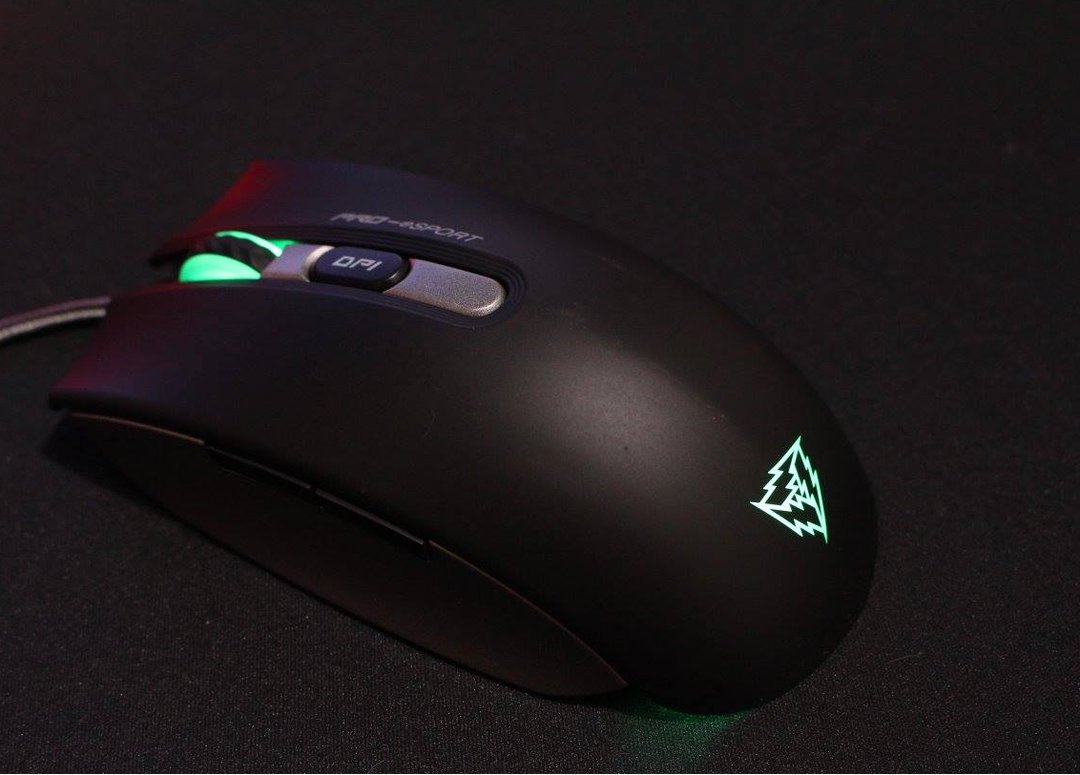 Laser mouse.