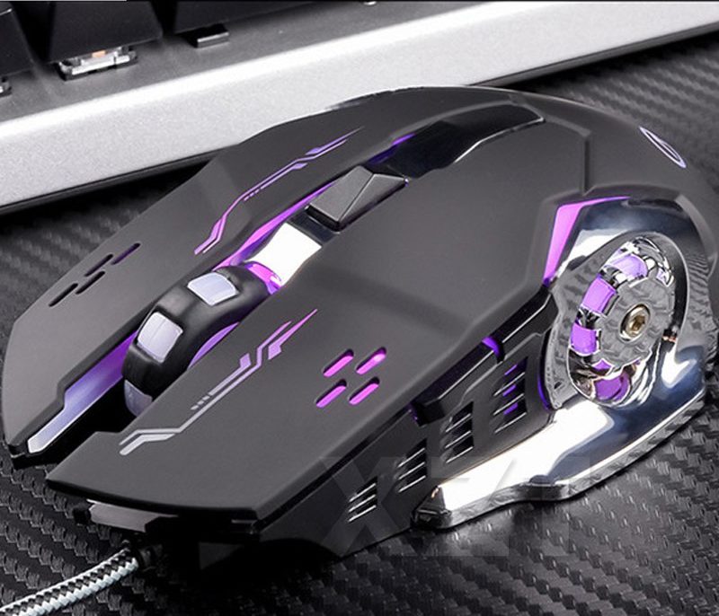 Wired gaming mouse.