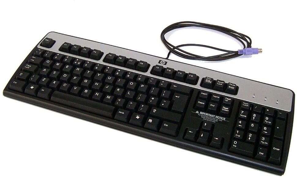 PS2 keyboard.