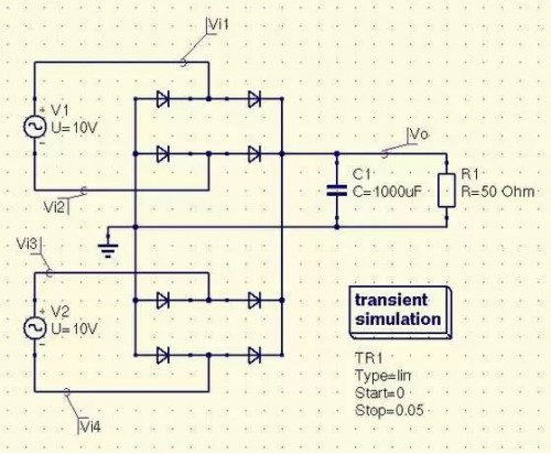 Scheme for a wind generator.