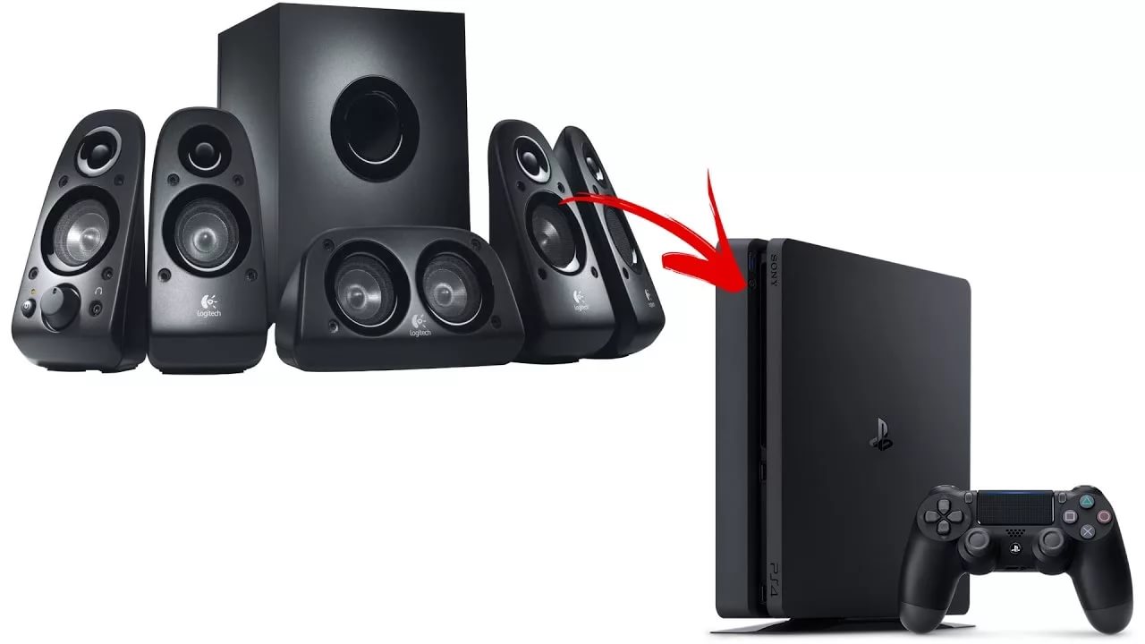 how to output sound from ps4 to speakers