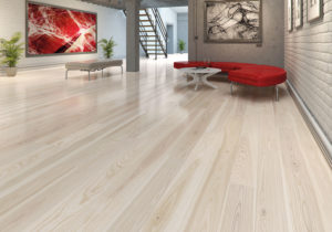 varnished parquet board