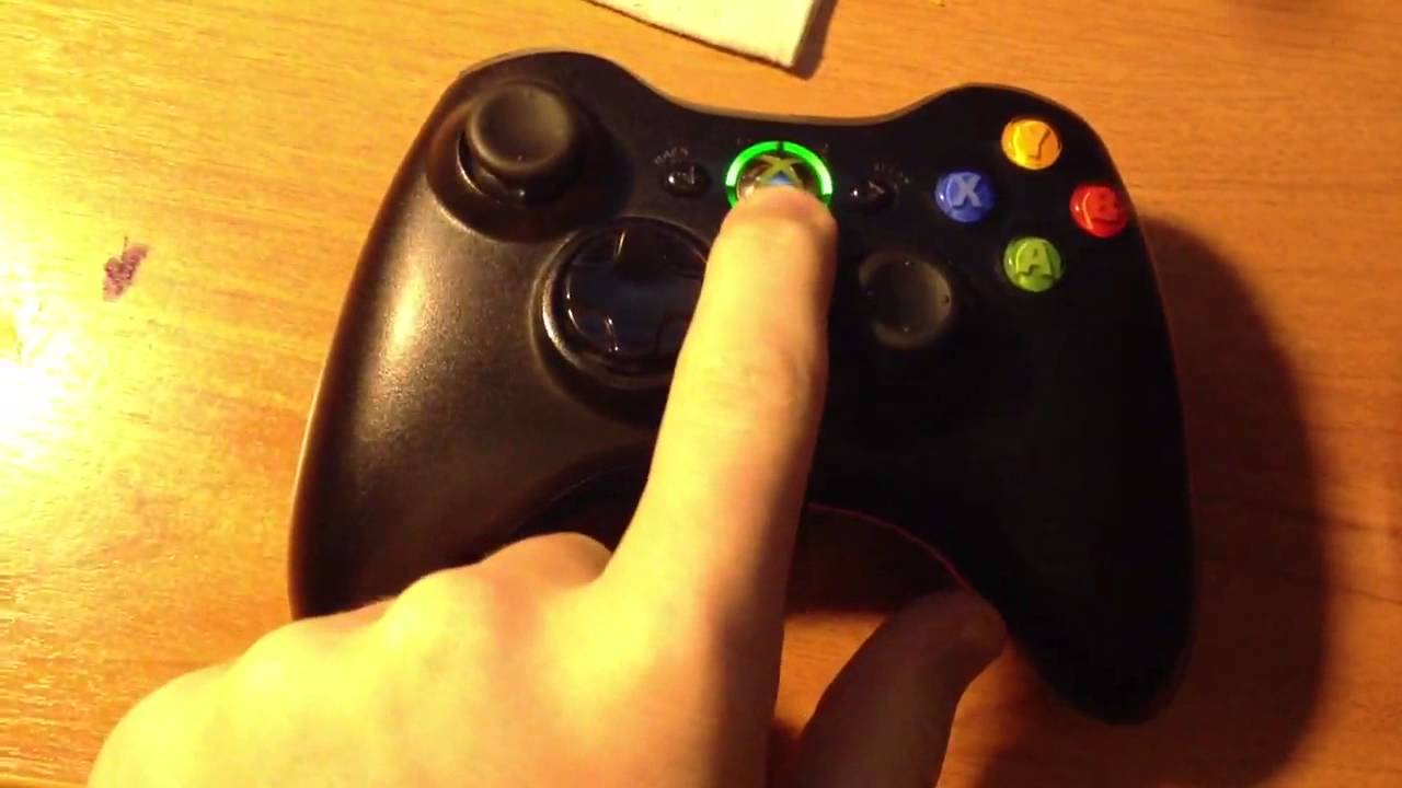 Xbox 360 joystick flashing in a circle