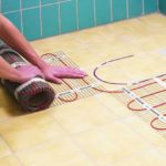 temperature of underfloor heating under tiles