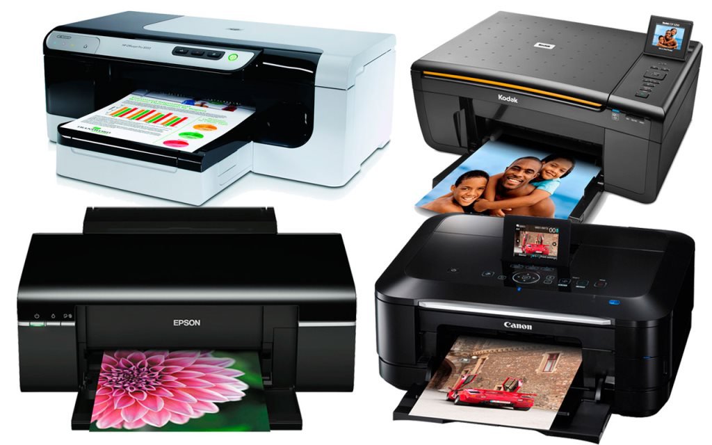 Types of printers for photo printing.