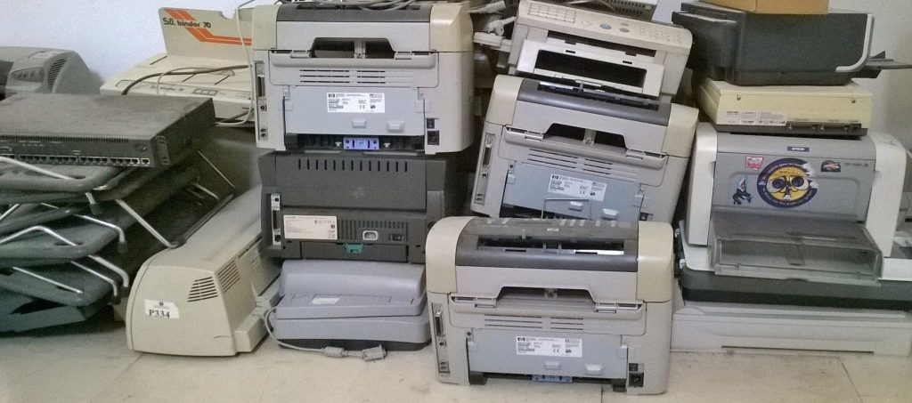 Broken printers.