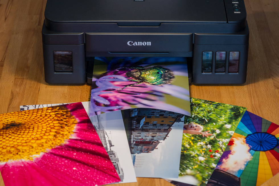 High quality photos on an inkjet printer.