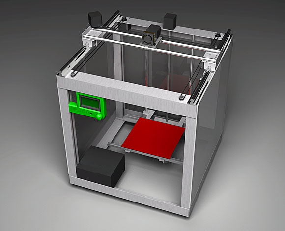 Assembled printer.