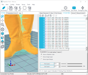 G codes for 3d printer 