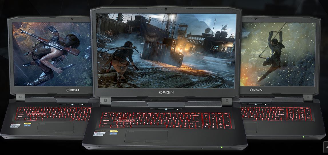 Gaming laptop screens.