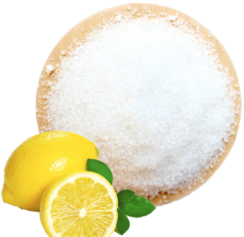 Citric acid or lemon juice.