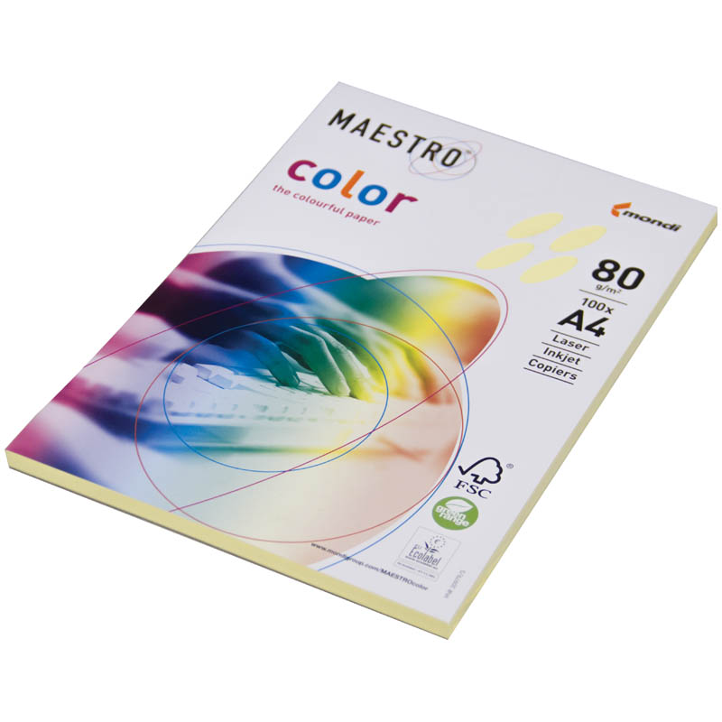 plain A4 paper with a density of approximately 70-90 g/m2.