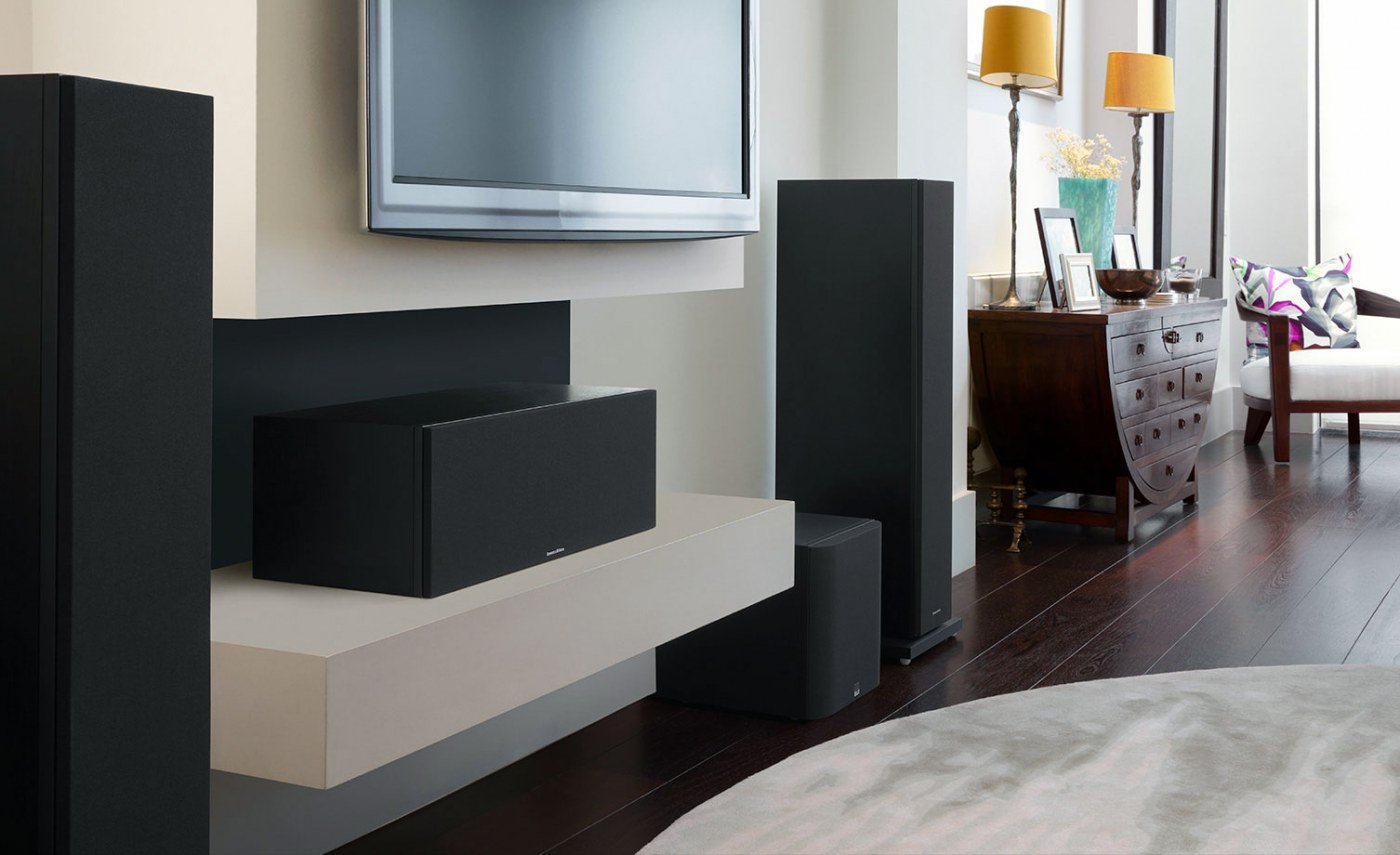 Bandpass subwoofer in home theater.