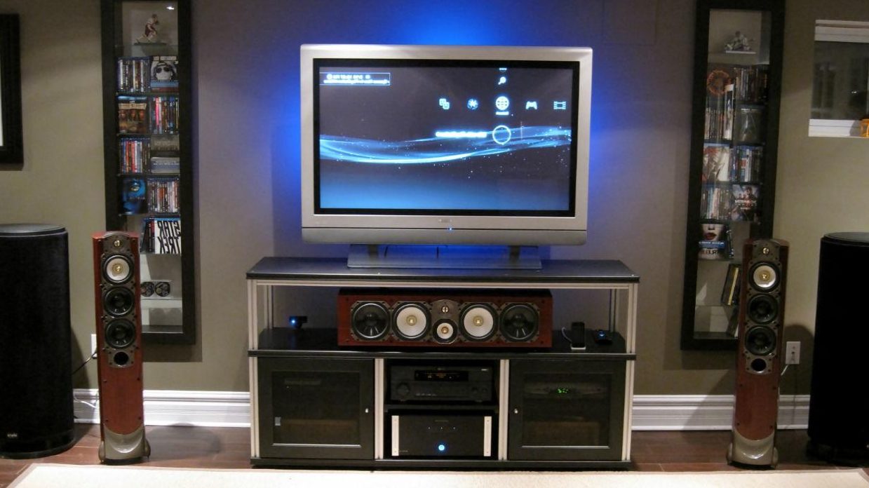 Subwoofer σε ένα home cinema.