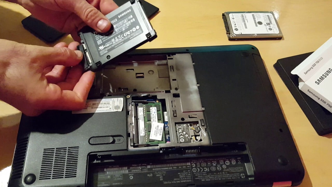 Connecting a second hard drive.