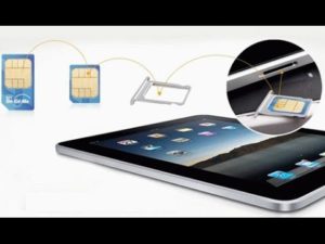 sim card in tablet