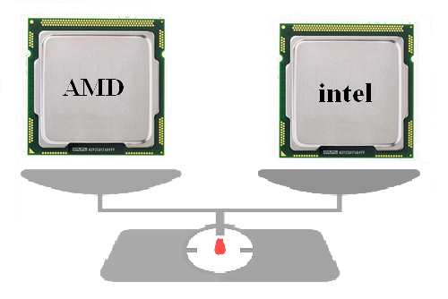 Intel and AMD.