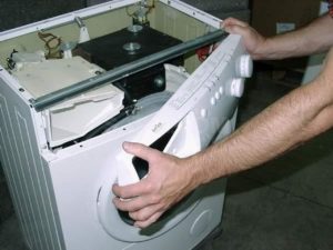 washing machine disassembly