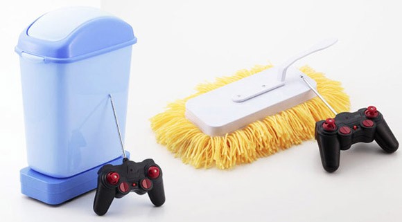 O nouă invenție a japonezilor - un mop controlat prin radio