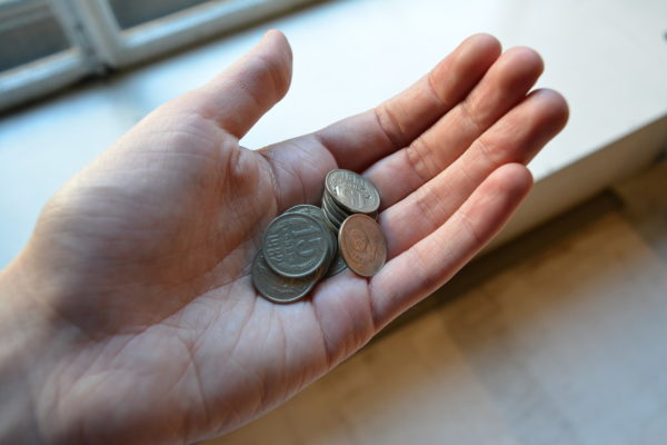 Why do they put coins in the corner of the room?