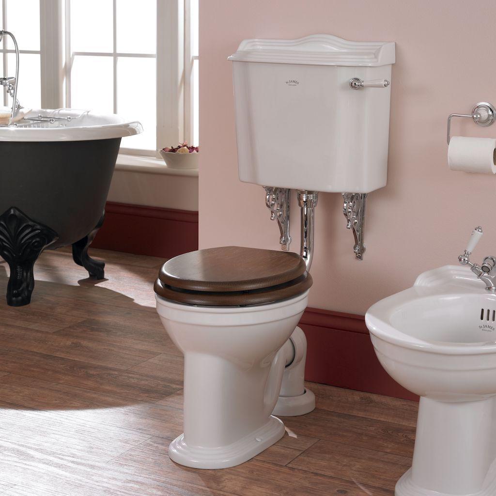 Separate cistern from the toilet.