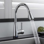 Faucets with sensor.