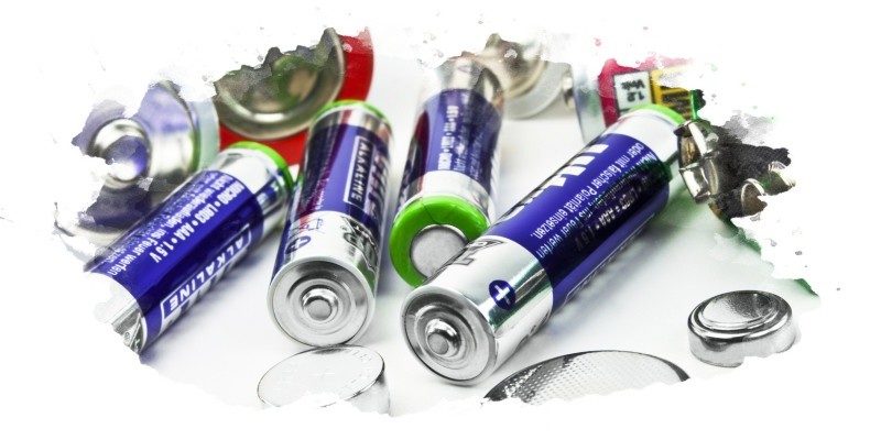 Rechargeable batteries.