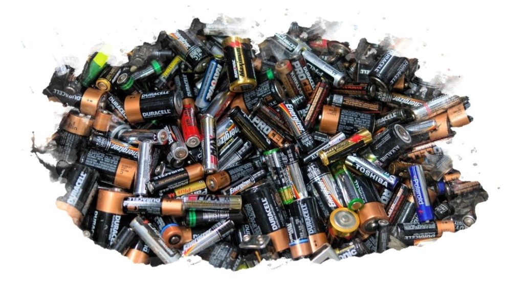 Variety of batteries.