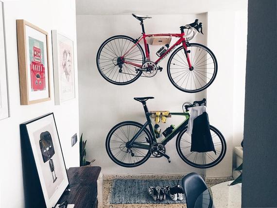 Bicycle on the wall