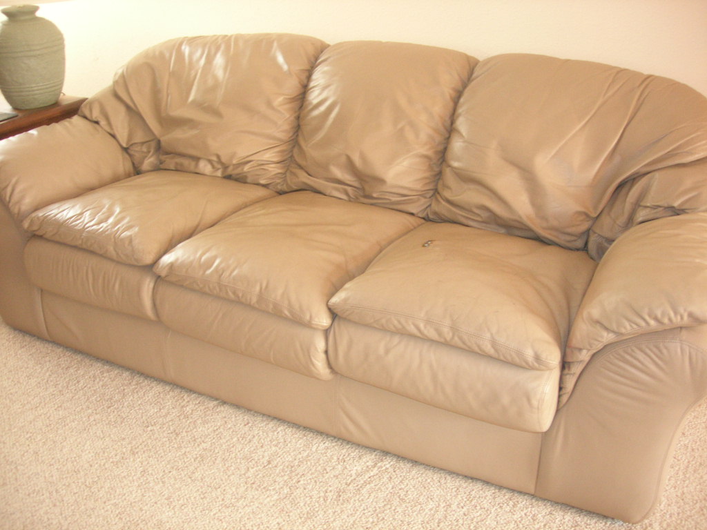 Leather sofa