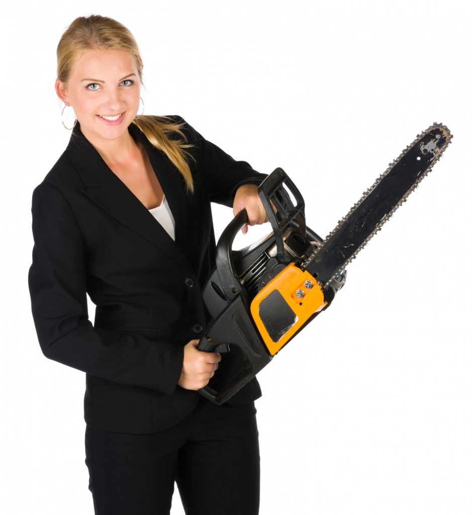 How to use a chainsaw as a woman