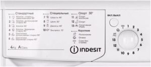 Indesit - tähistused