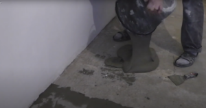 Instructions - How to level a floor screed - step 1