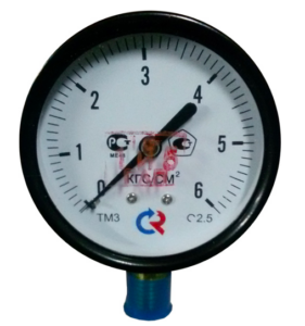 Red line on the pressure gauge