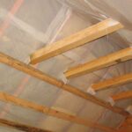 Insulating the attic ceiling