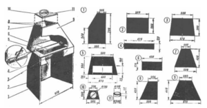 Tehke ise metallist kaminahi - diagramm 3