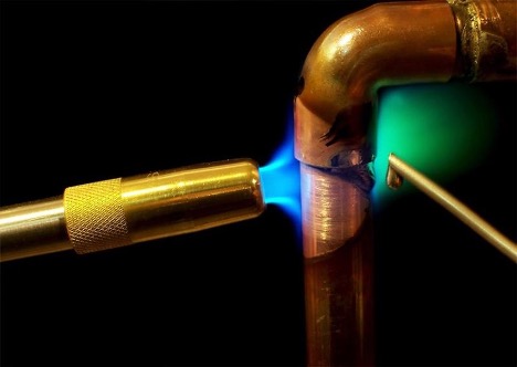 How to weld a copper pipe