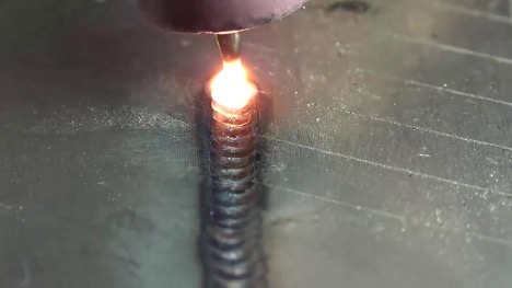 Welding copper with stainless steel